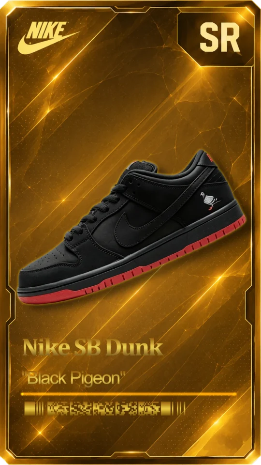 SB Dunk Low -“Black Pigeon”