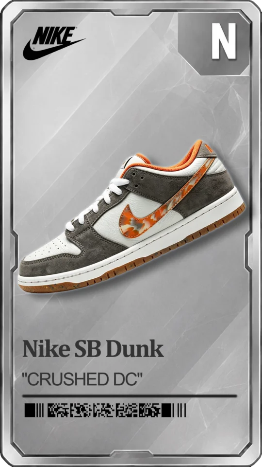 SB Dunk Low -“CRUSHED DC”