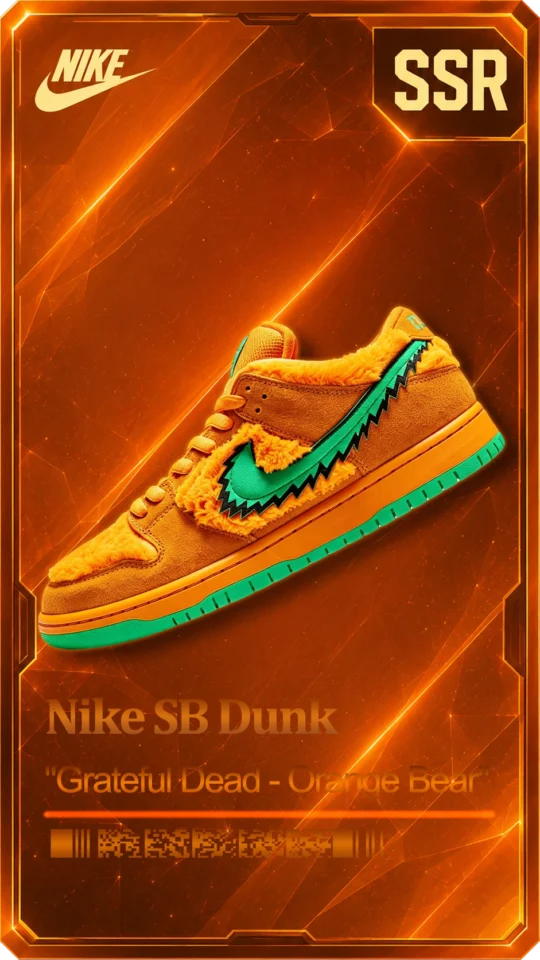 SB Dunk Low -“Grateful Dead – Orange Bear”