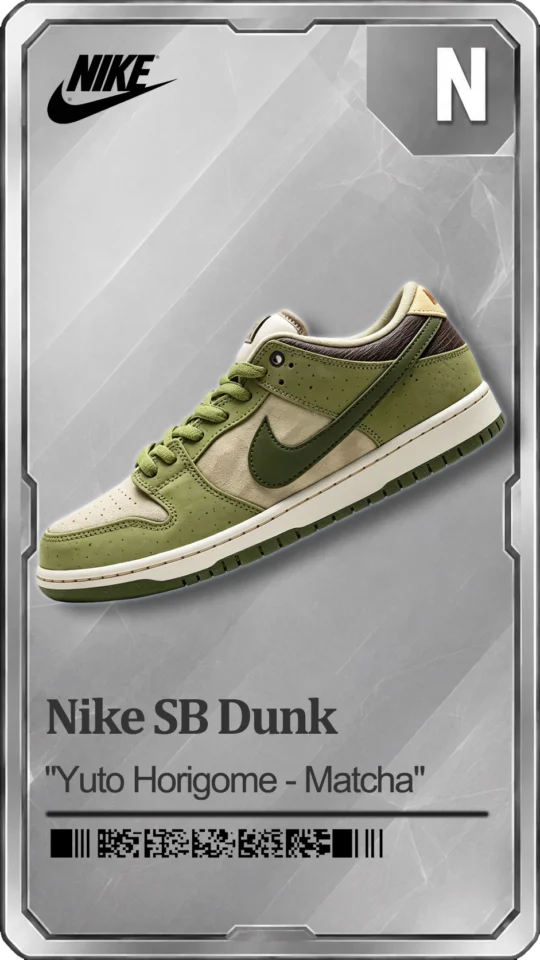SB Dunk Low -“Yuto Horigome – Matcha”